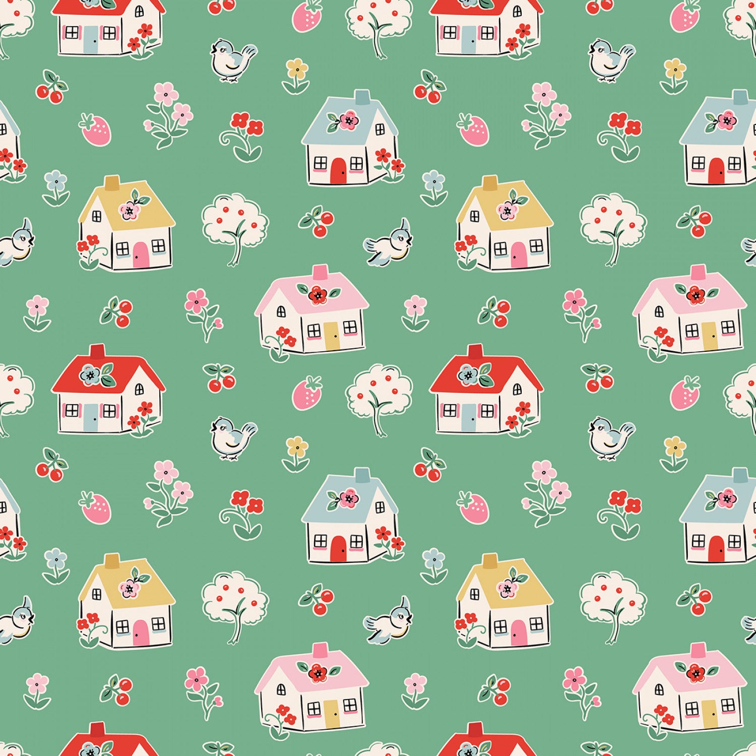 Home Sweet Home | 10" Square Pack by Elea Lutz for Poppie Cotton | 42 pcs