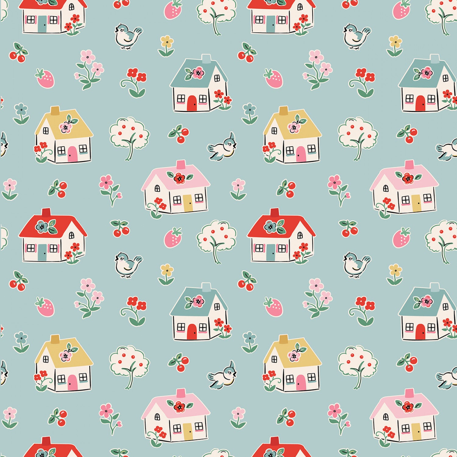 Home Sweet Home | 10" Square Pack by Elea Lutz for Poppie Cotton | 42 pcs