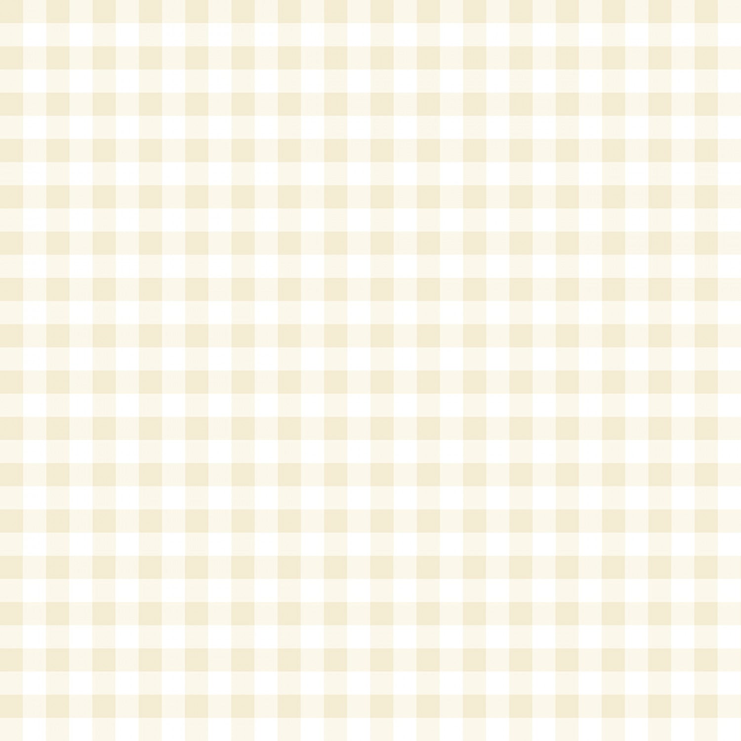 Gingham Weaves | 1/4" Gingham Check - Cream | Yarn-Dyed Cotton