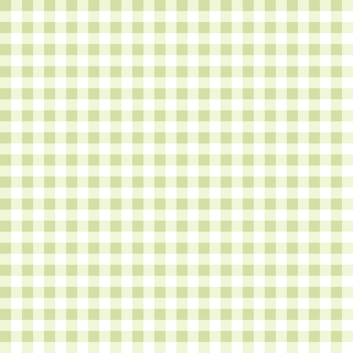 Gingham Weaves | 1/4" Gingham Check - Green | Yarn-Dyed Cotton