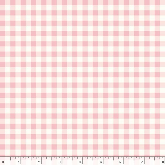 Gingham Weaves | 1/4" Gingham Check - Pink | Yarn-Dyed Cotton