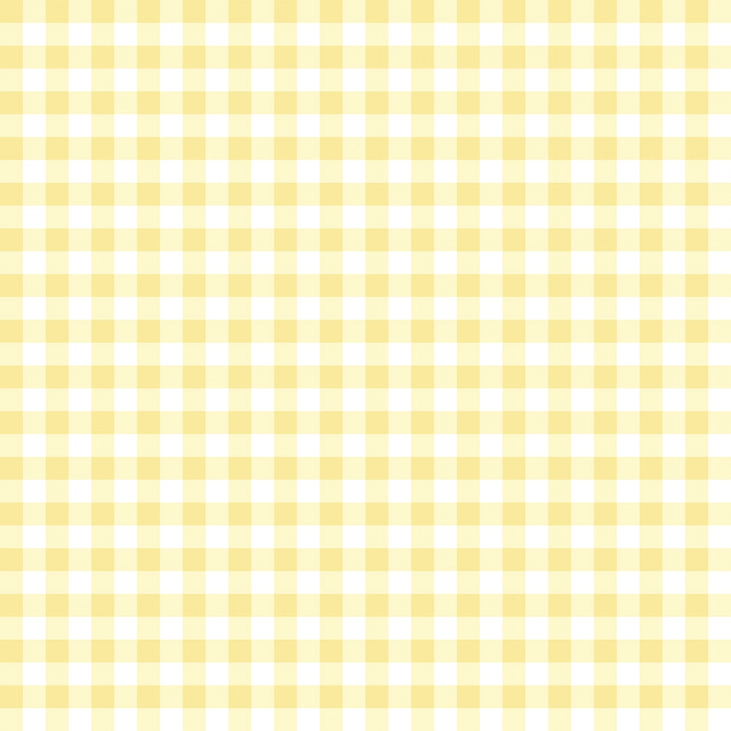 Gingham Weaves | 1/4" Gingham Check - Yellow | Yarn-Dyed Cotton