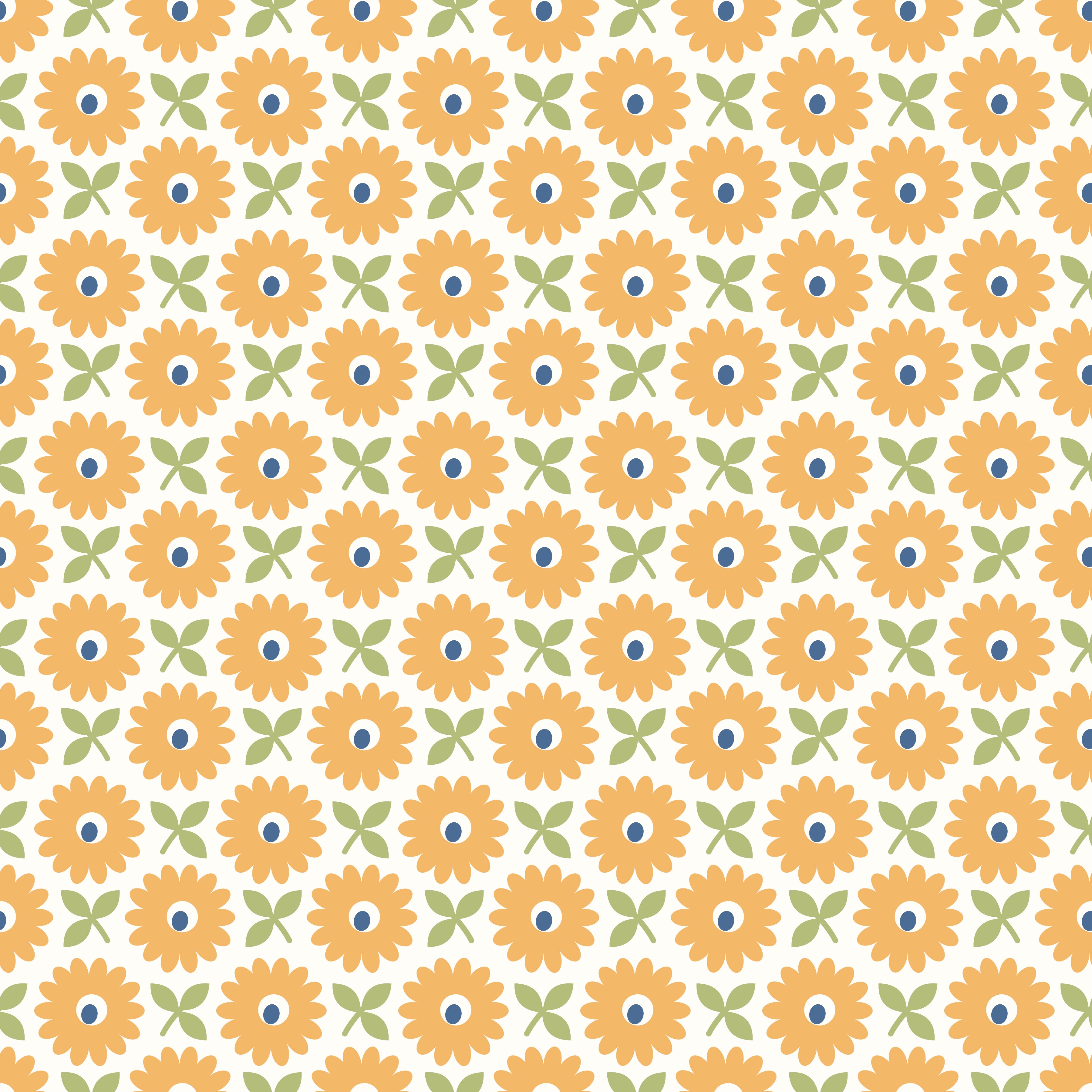 Home Town | 108" Wide Backing Fabric - Heirloom Daisy by Lori Holt for Riley Blake | WB13601-HEIRDAISY