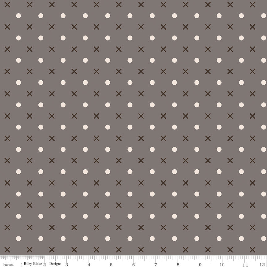 Bee Dots | Milk Can 108" Wide Backing Fabric by Lori Holt for Riley Blake | WB14183-MILKCAN