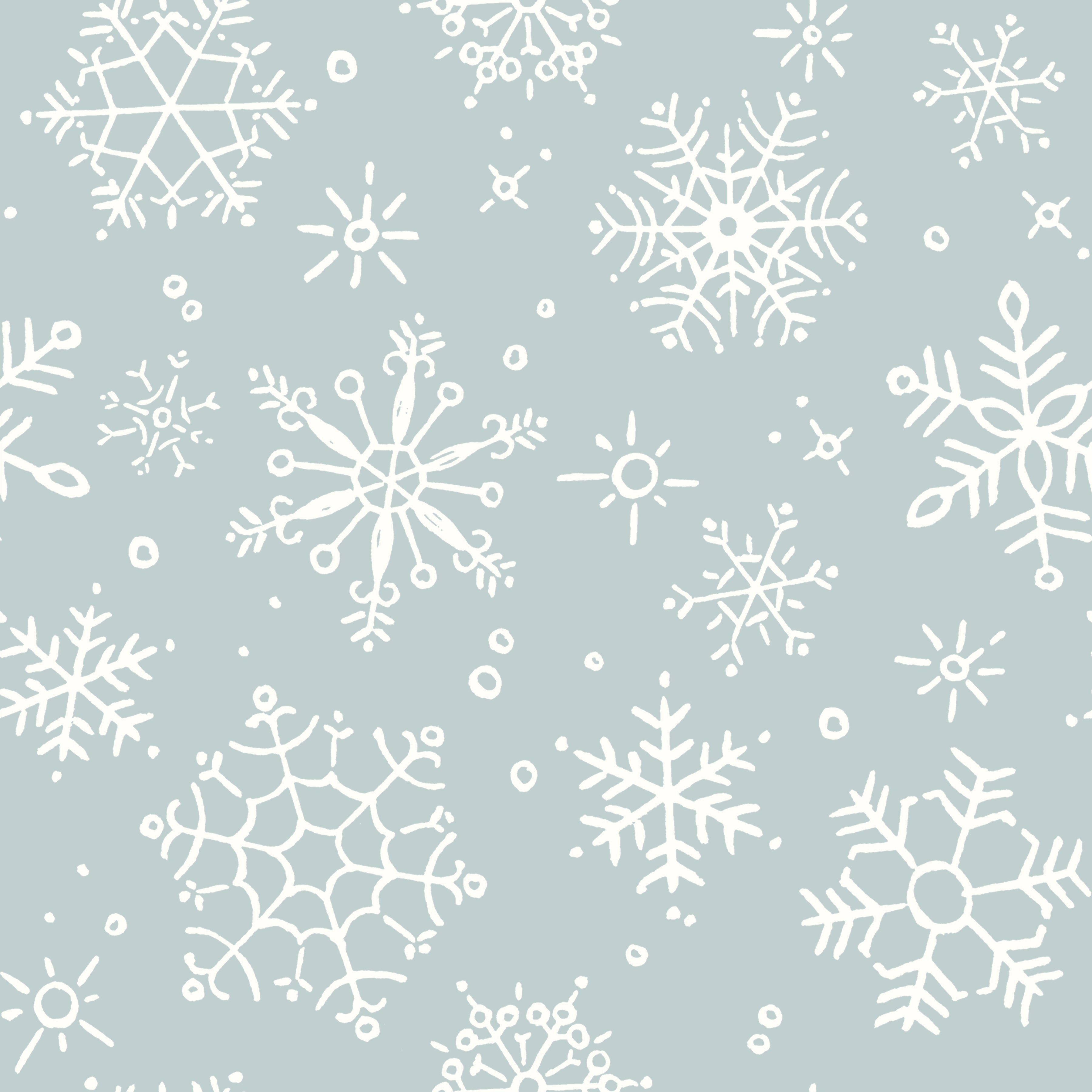 Magical Winterland | Snowflake Blue 108" Wide Back by Lisa Audit for Riley Blake | WB14949-BLUE