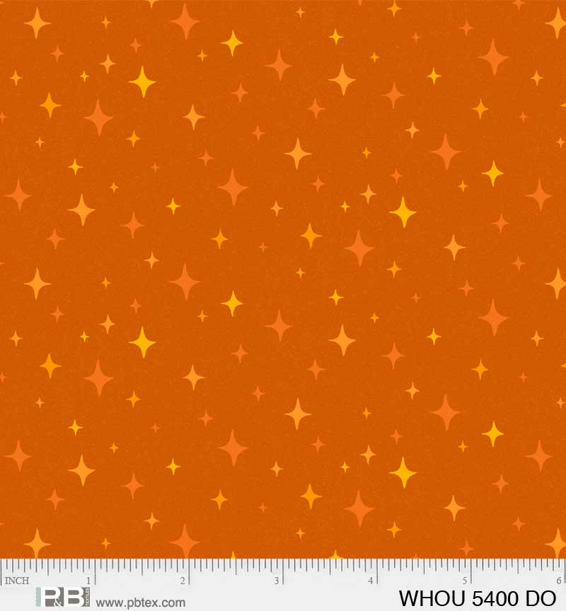 Witching Hour | Starry Blender Orange | Heather Dutton for P&B Textiles