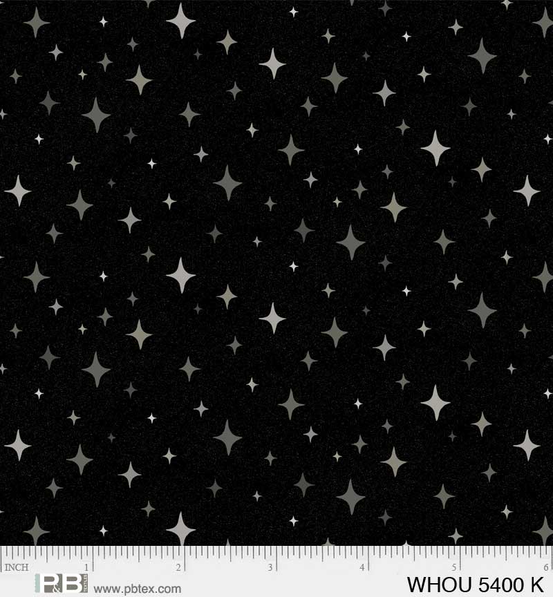 Witching Hour | Starry Blender Black | Heather Dutton for P&B Textiles