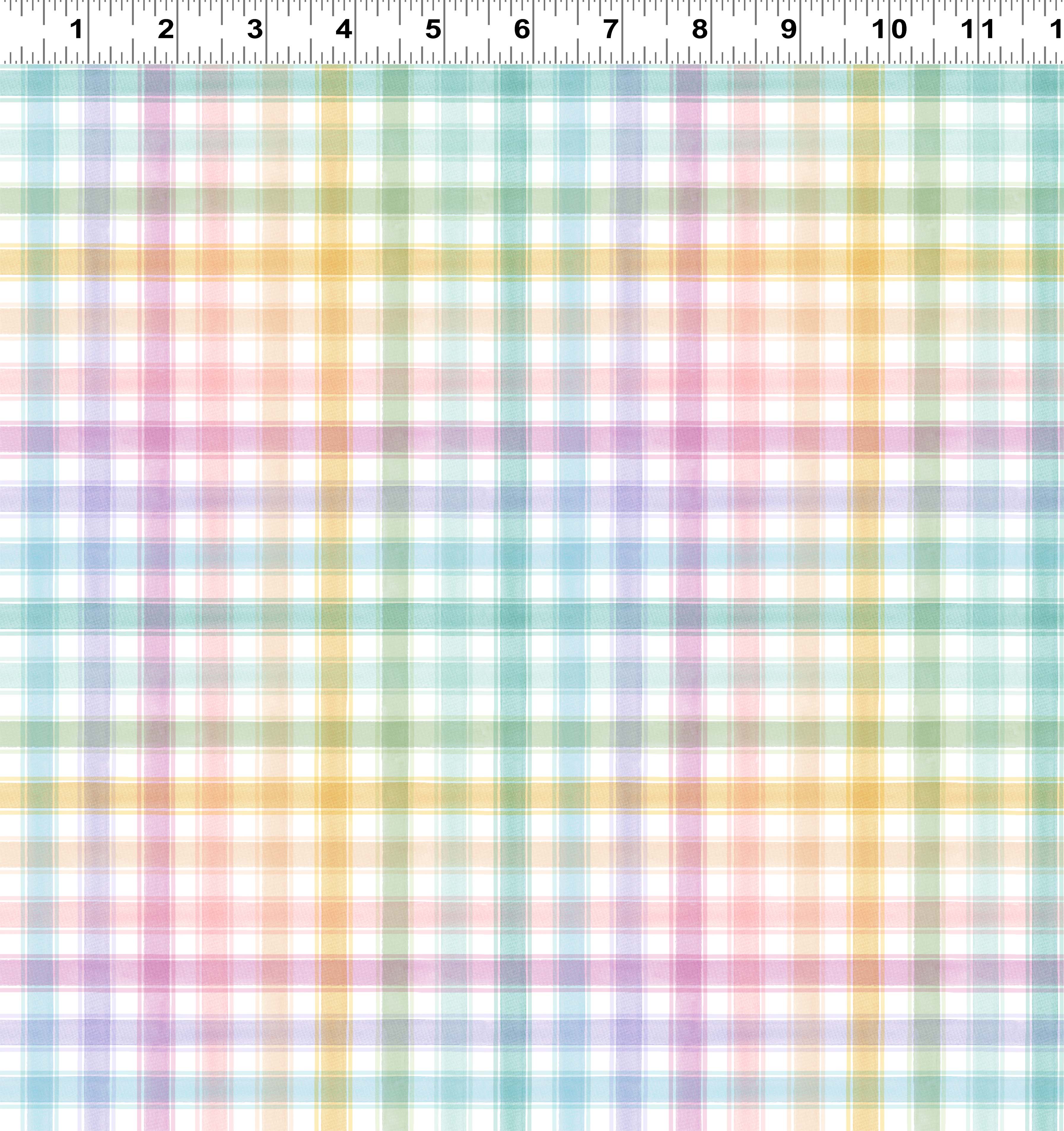 Spring Has Sprung | Multi Color Digital Plaid by Heatherlee Chan for Clothworks | Y4011-55