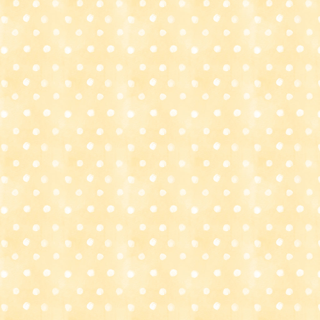 Spring Has Sprung | Light Gold Digital Dots by Heatherlee Chan for Clothworks | Y4014-67