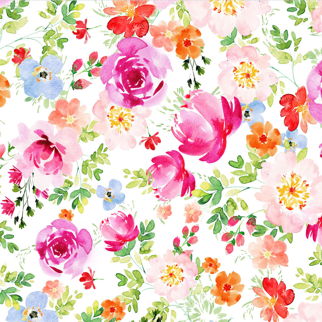 Flourish | Multi Color Digital Rose Garden by Heatherlee Chan for Clothworks | Y4093-55