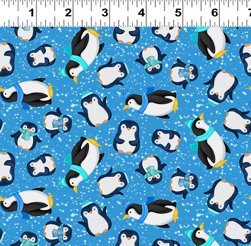 Snow Drift | Penguins Dark Pool by Michael Zindell for Clothworks