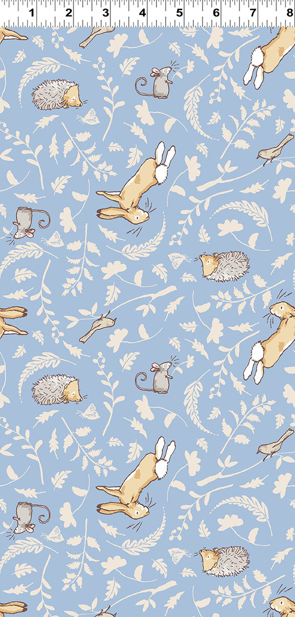 Guess How Much I Love You 2024 | Denim Forest Friends by Anita Jeram for Clothworks | 100% Quilting Cotton