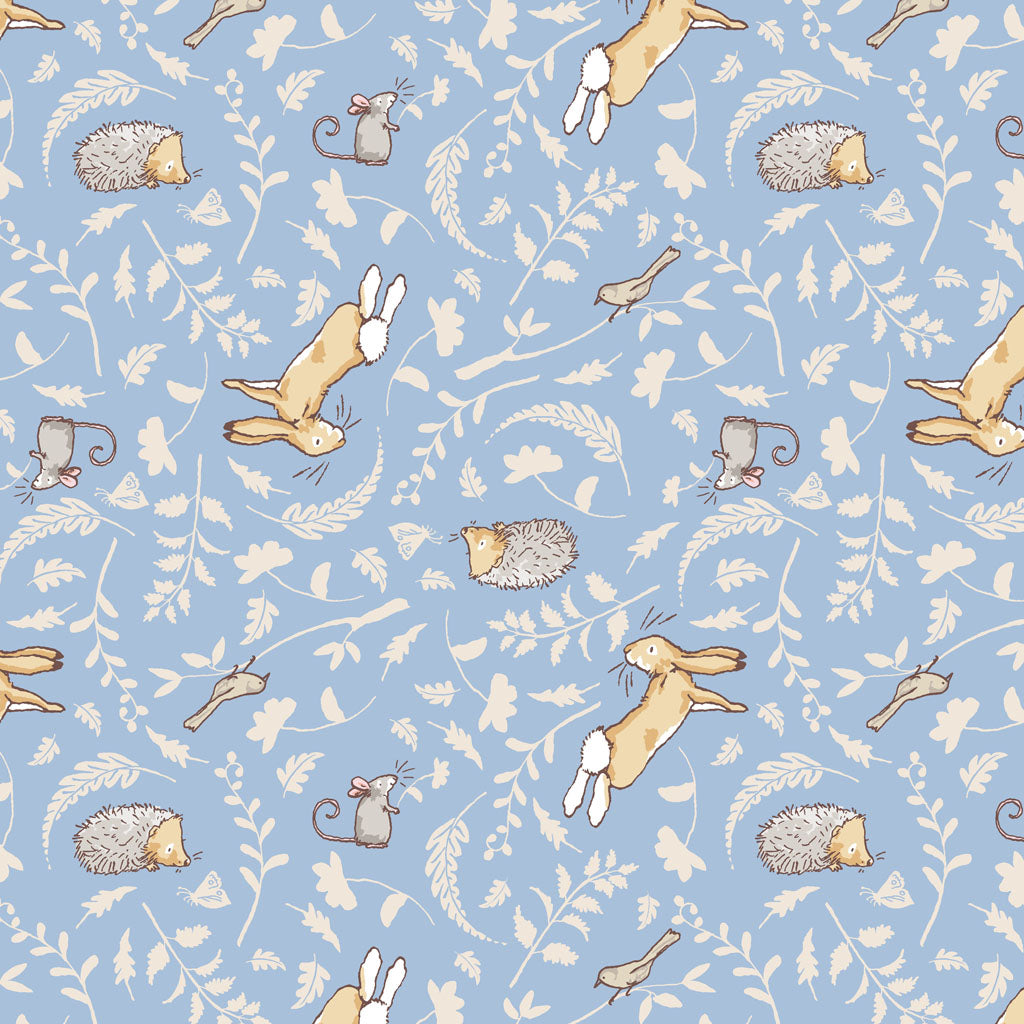 Guess How Much I Love You 2024 | Denim Forest Friends by Anita Jeram for Clothworks | 100% Quilting Cotton