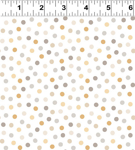 Guess How Much I Love You 2024 | Light Caramel Dots by Anita Jeram for Clothworks | 100% Quilting Cotton