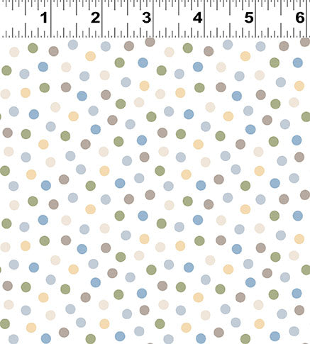 Guess How Much I Love You 2024 | Light Denim Dots by Anita Jeram for Clothworks | 100% Quilting Cotton