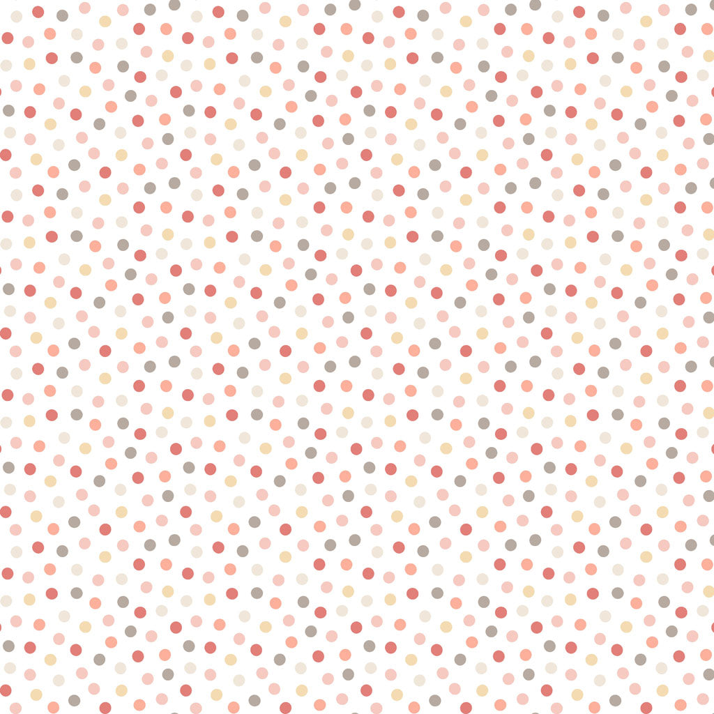 Guess How Much I Love You 2024 | Light Coral Dots by Anita Jeram for Clothworks | 100% Quilting Cotton