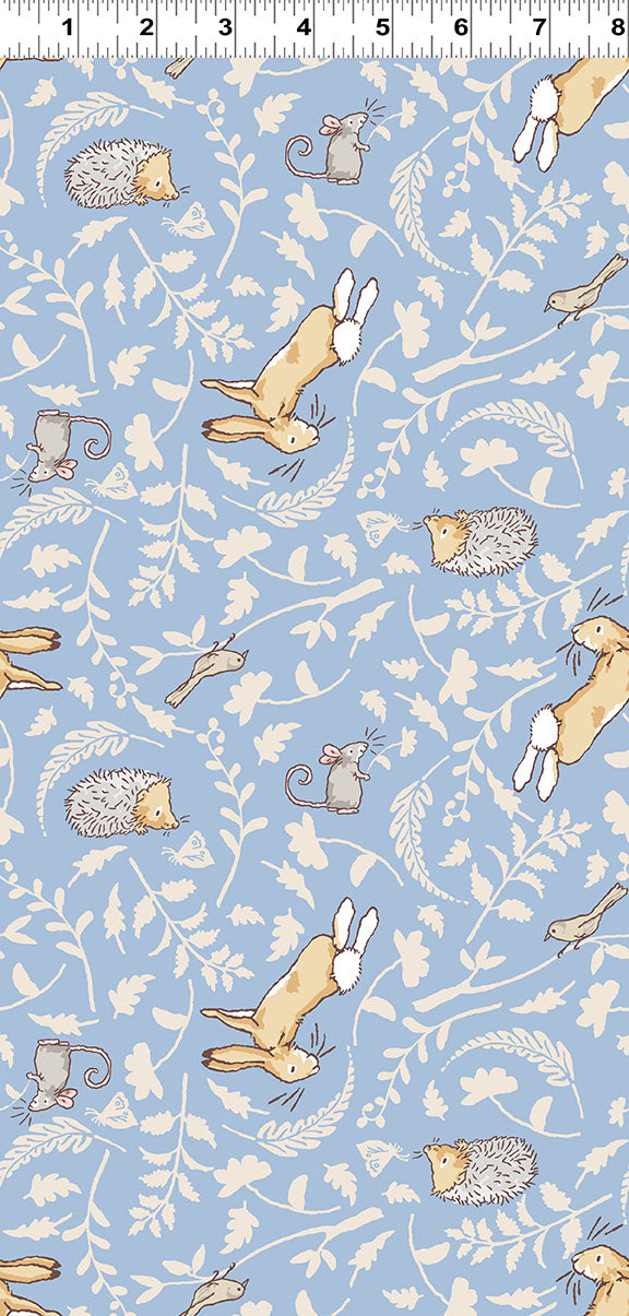 Guess How Much I Love You 2024 | Denim Forest Friends by Anita Jeram for Clothworks | 100% Cotton FLANNEL