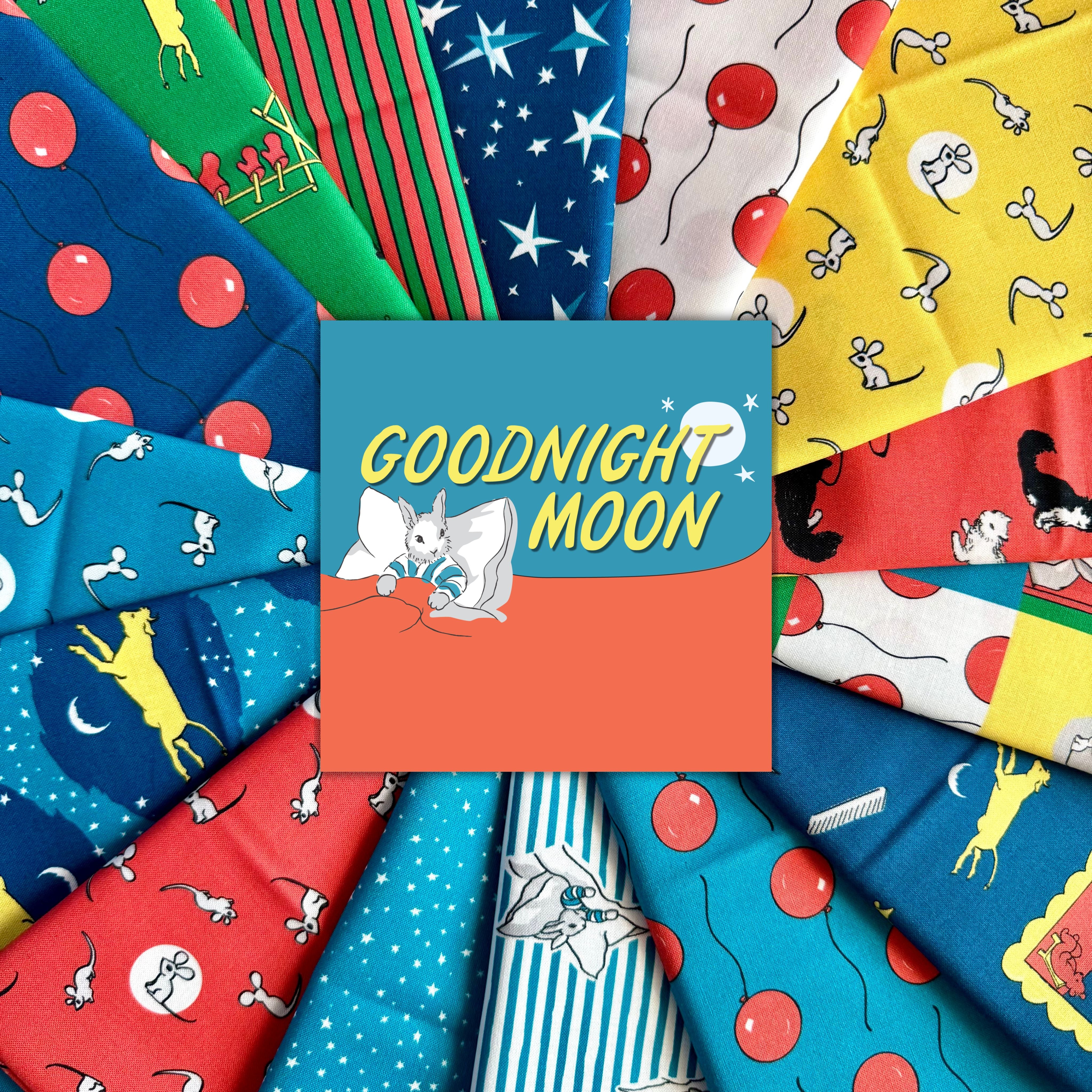 Goodnight Moon | Mouse in Blue (227866) by Margaret Wise Brown for Cloud9 | 100% Organic Cotton