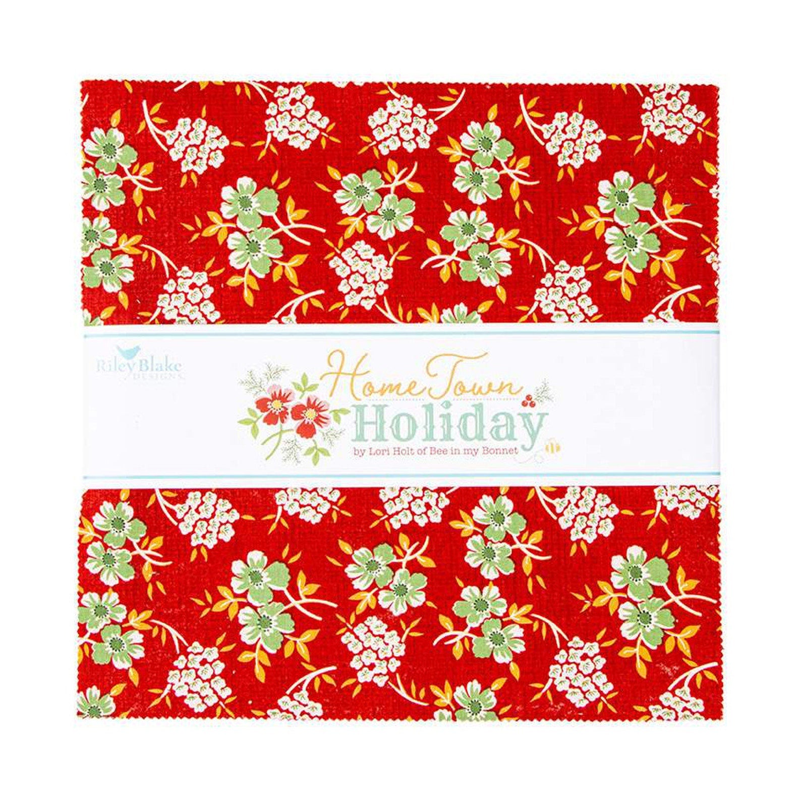 Home Town Holiday | 10" Square Pack by Lori Holt for Riley Blake | 42 pcs