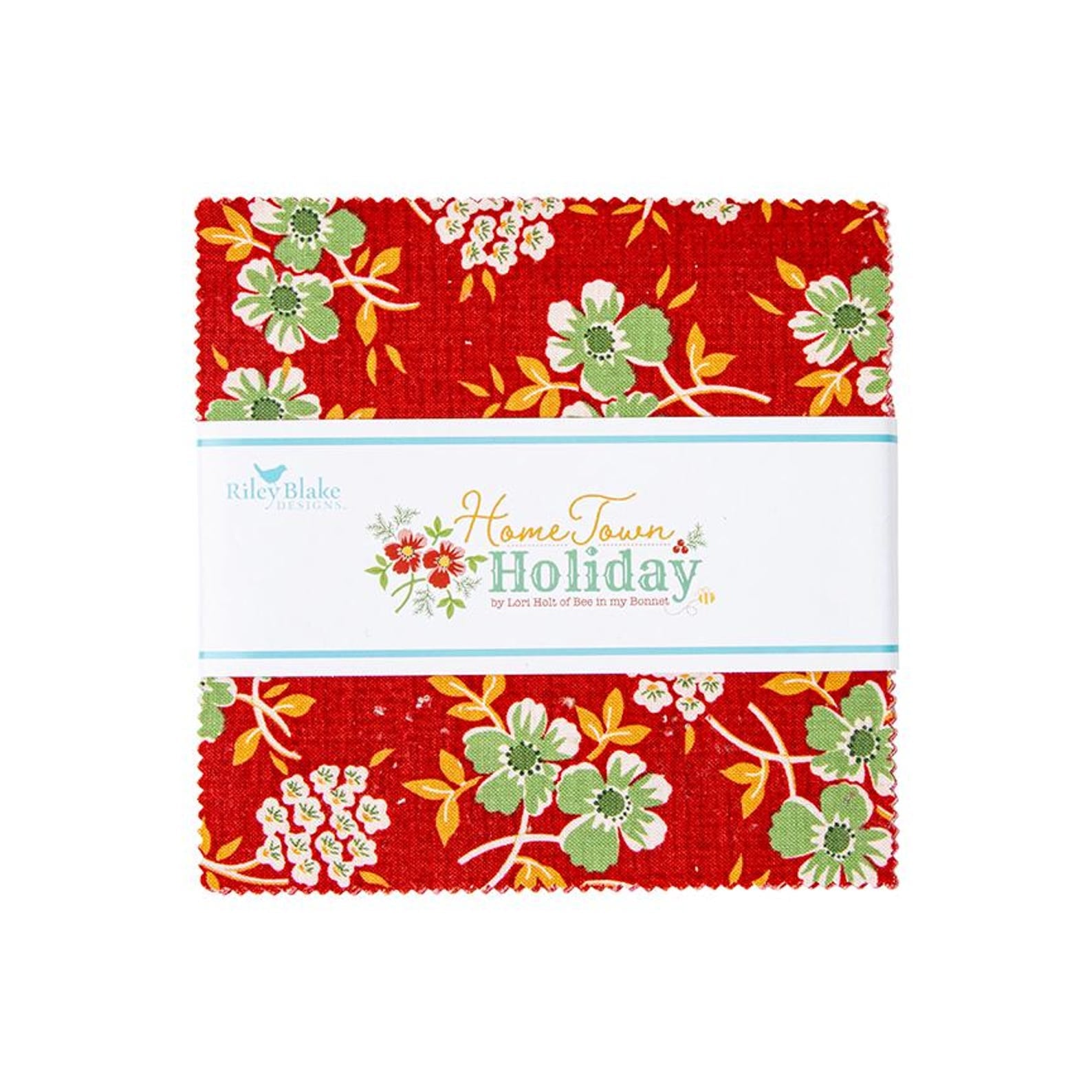 Home Town Holiday | 5" Charm Pack by Lori Holt for Riley Blake | 42 pcs