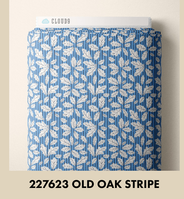 Autumn Walk | 227623 Old Oak Stripe by Emily Taylor for Cloud9 | Organic Cotton