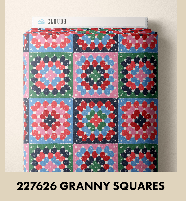 Autumn Walk | 227626 Granny Squares by Emily Taylor for Cloud9 | Organic Cotton