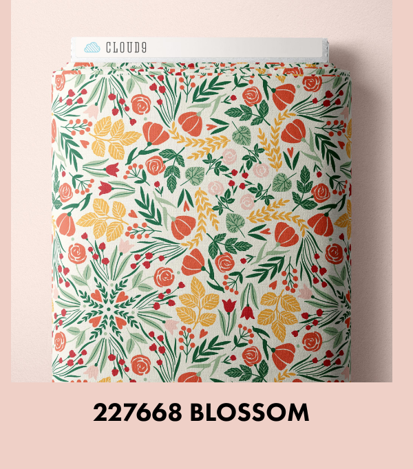 About Love | Blossom by Maria Galybina for Cloud9 | Organic Cotton