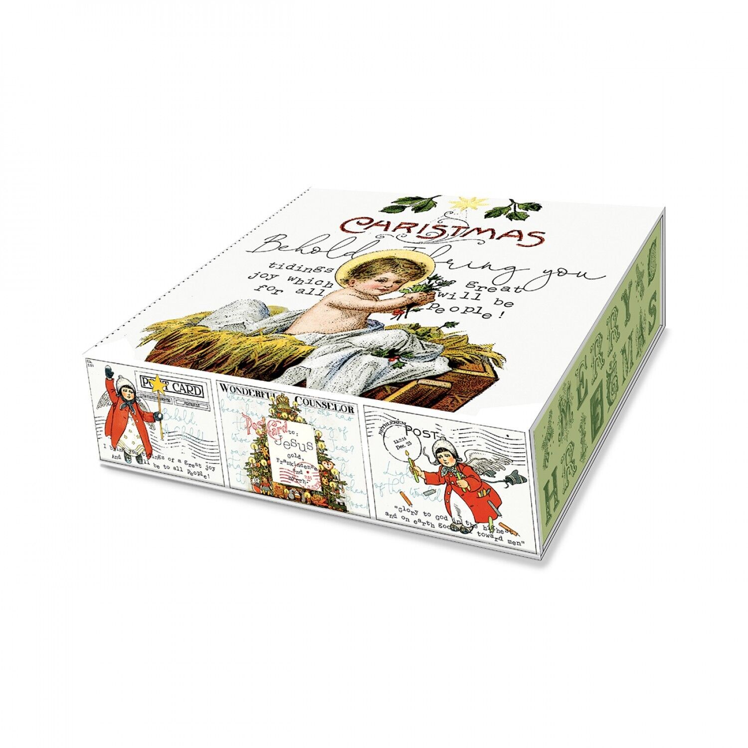 Tidings of Great Joy Quilt Boxed Kit - J Wecker Frisch - 50.5" x 69.5"