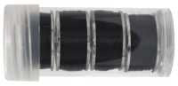 Sulky 60wt Polyester Prewound Bobbins Black #1005 Style A 4 131yd/120m plastic sided Style A