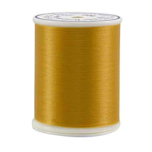 The Bottom Line 60wt Polyester Thread by Superior Threads - 1420 yds - Gold (#602)