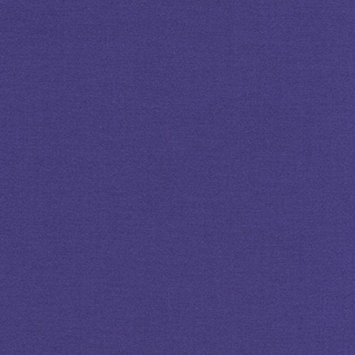 ROBERT KAUFMAN"KONA Cotton Solid" Purple Tones by The 1/2 Yard