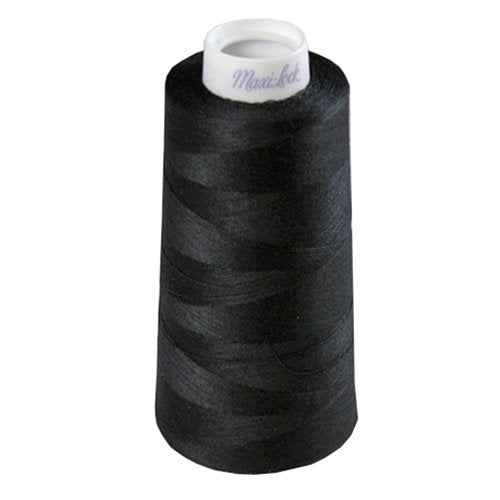 Maxilock Serger Thread in Black, 3000yd Spool