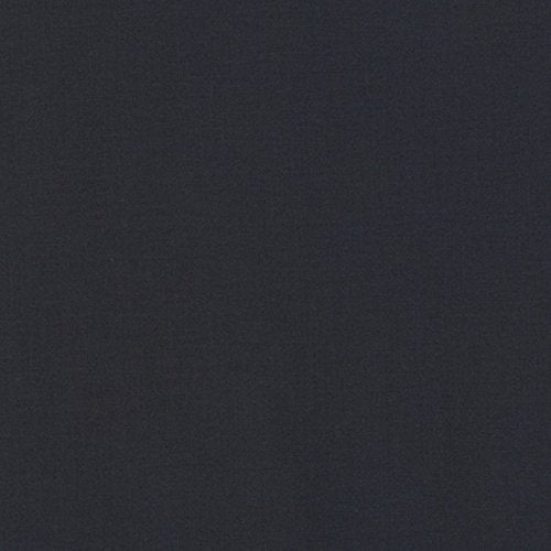 ROBERT KAUFMAN"KONA Cotton Solid" Gray-Black by The 1/2 Yard