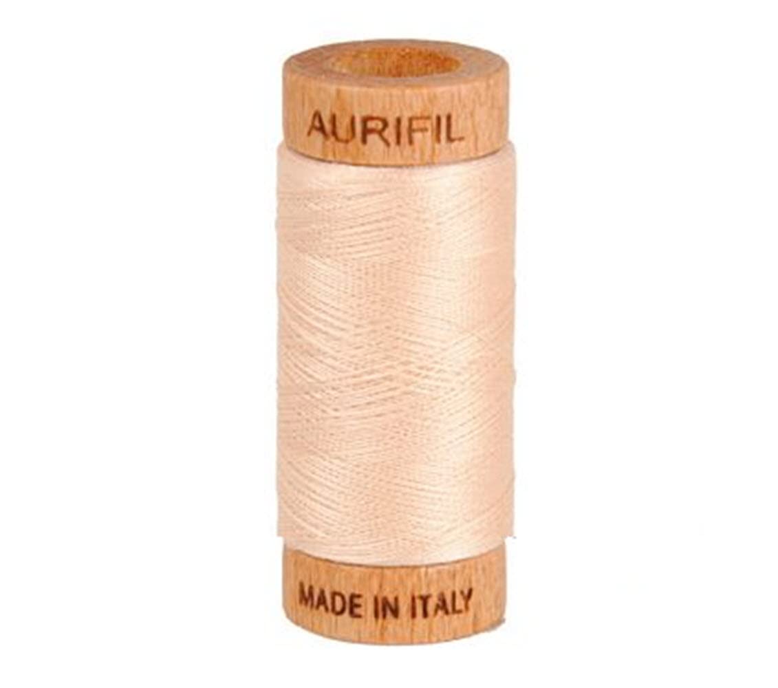 Aurifil Cotton Mako 80wt Thread, Pale Flesh