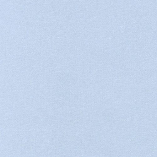 ROBERT KAUFMAN"KONA Cotton Solid" Blue #2 by The 1/2 Yard