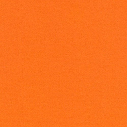 ROBERT KAUFMAN"KONA Cotton Solid" Orange-Amber by The 1/2 Yard