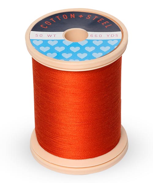 Cotton + Steel 50wt Thread by Sulky - Orange Flame (1246)