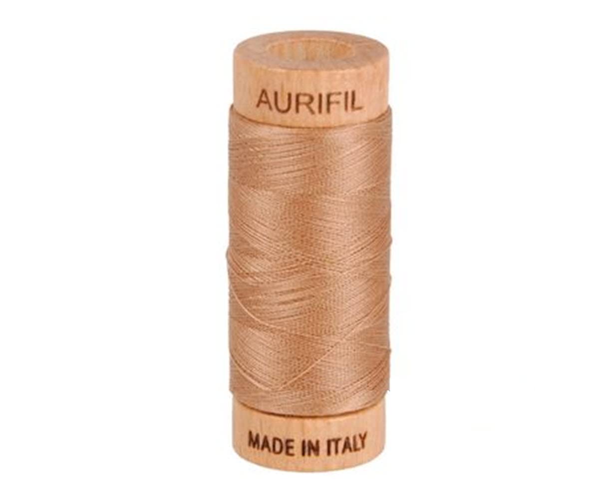 Aurifil Cotton Mako 80wt Thread, Cafe au Lait