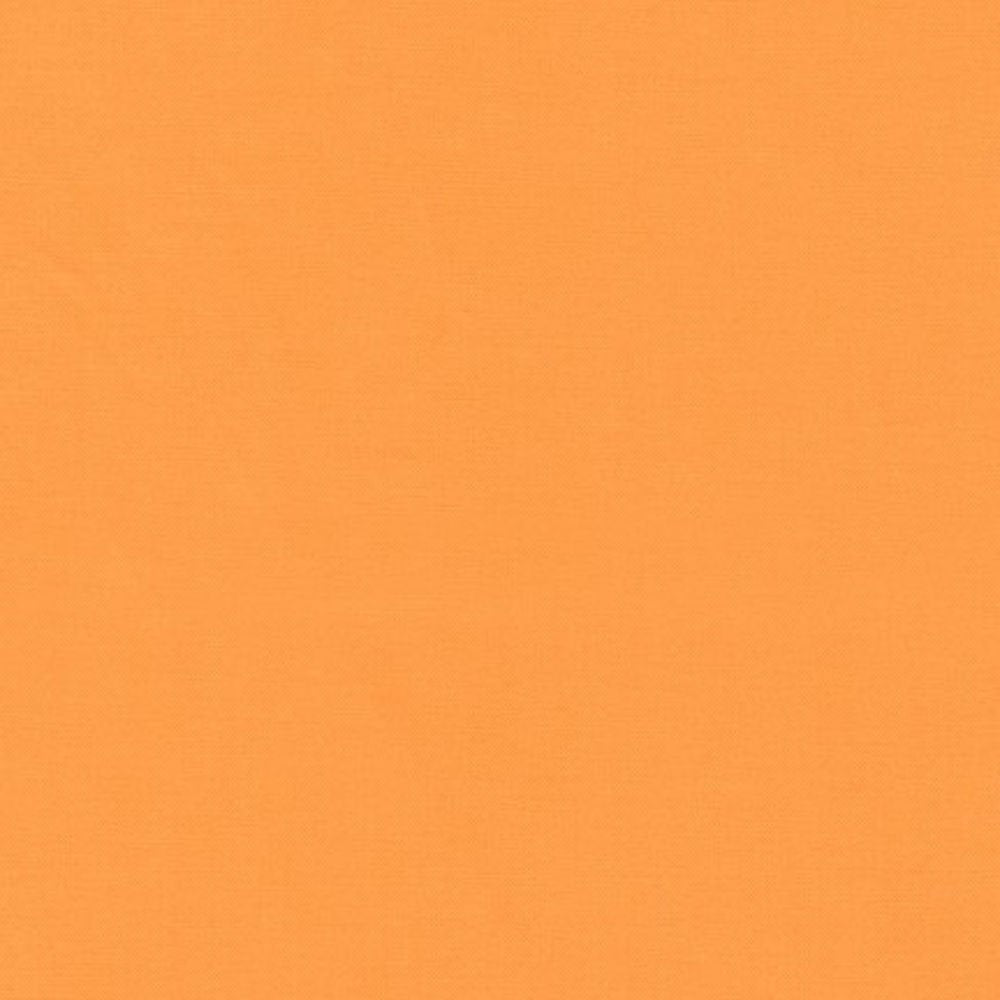 ROBERT KAUFMAN"KONA Cotton Solid" Orange-Amber by The 1/2 Yard