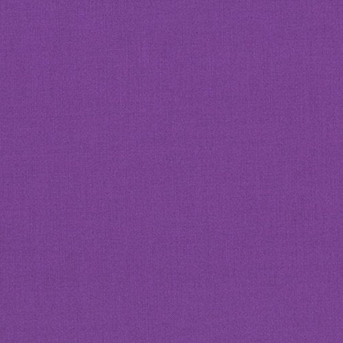 ROBERT KAUFMAN"KONA Cotton Solid" Purple Tones by The 1/2 Yard