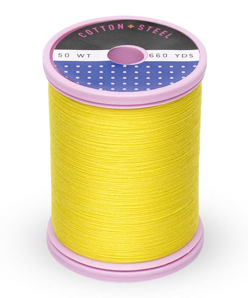 Cotton + Steel 50wt Thread by Sulky - Mimosa Yellow (1187)