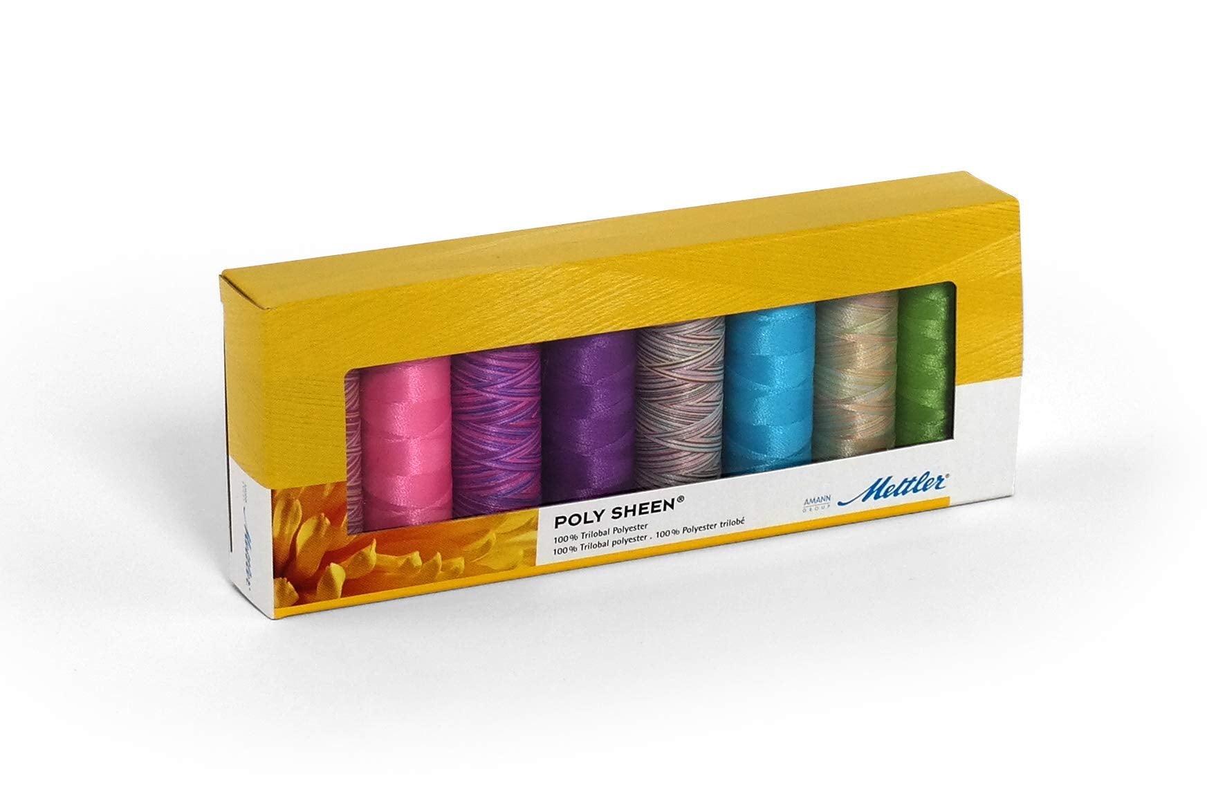 Mettler Polysheen Embroidery Thread, 1500 yd/1372m, Multicolour