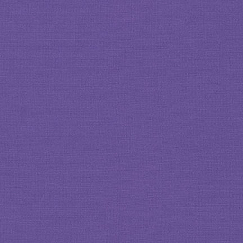 ROBERT KAUFMAN"KONA Cotton Solid" Purple Tones by The 1/2 Yard