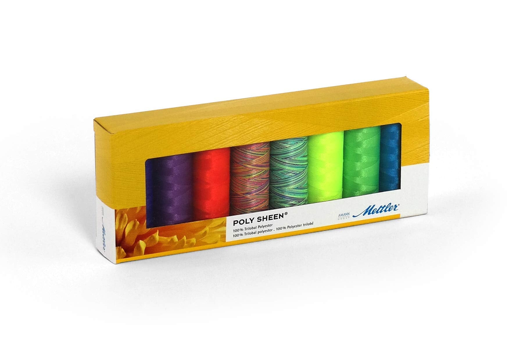 Mettler Polysheen Embroidery Thread, 1500 yd/1372m, Multi