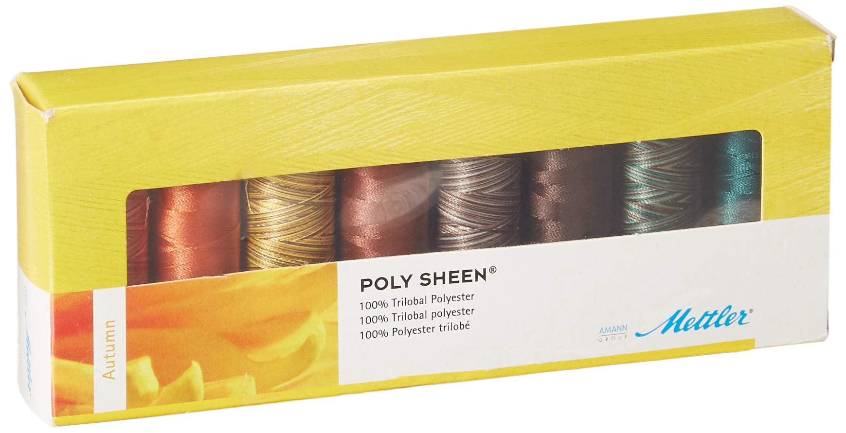 Metrosene Polysheen Embroidery Thread, Multicolor