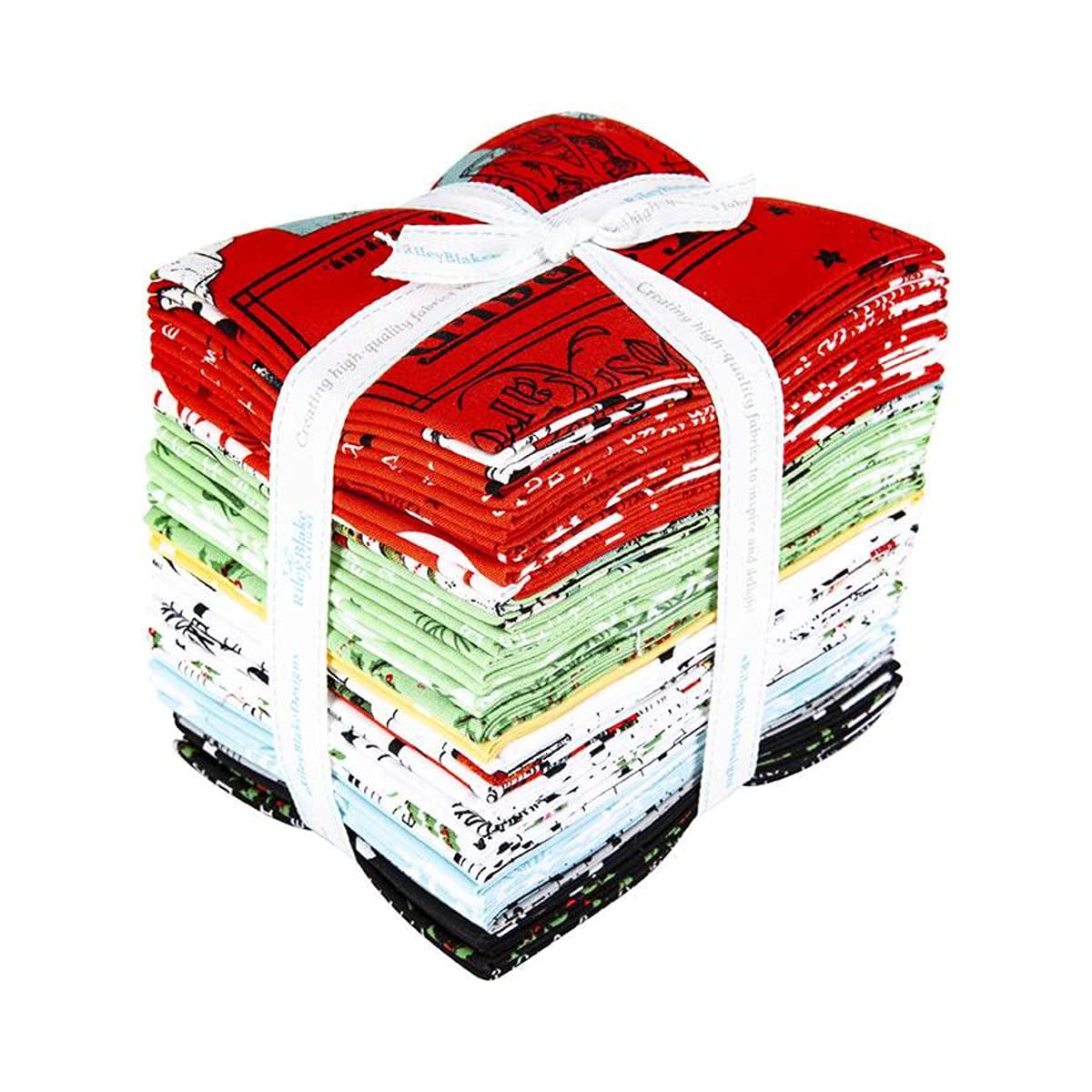 Riley-Blake Designs All About Christmas Fat Quarter Bundles, 30 Pcs. (FQ-10790-30)