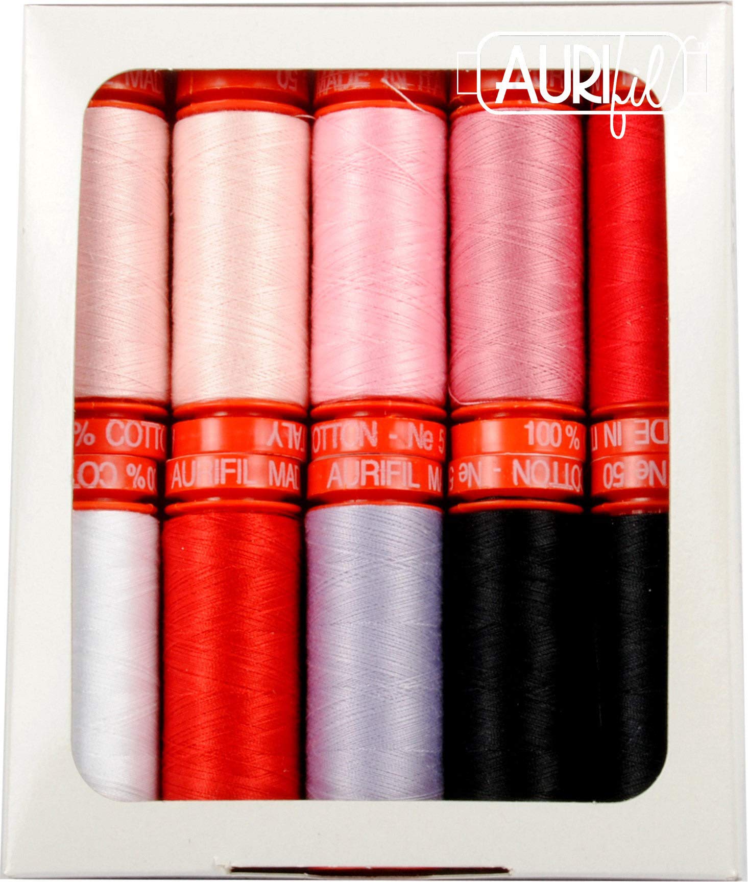 Gretchen Hirsch Boudoir Aurifil Thread Kit 10 Small Spools 50 Weight GH50BC10