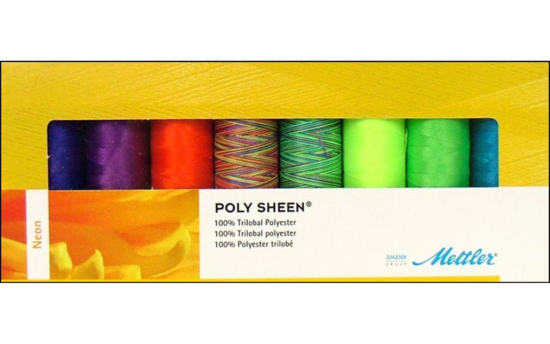 Mettler Polysheen Embroidery Thread, 1500 yd/1372m, Multi