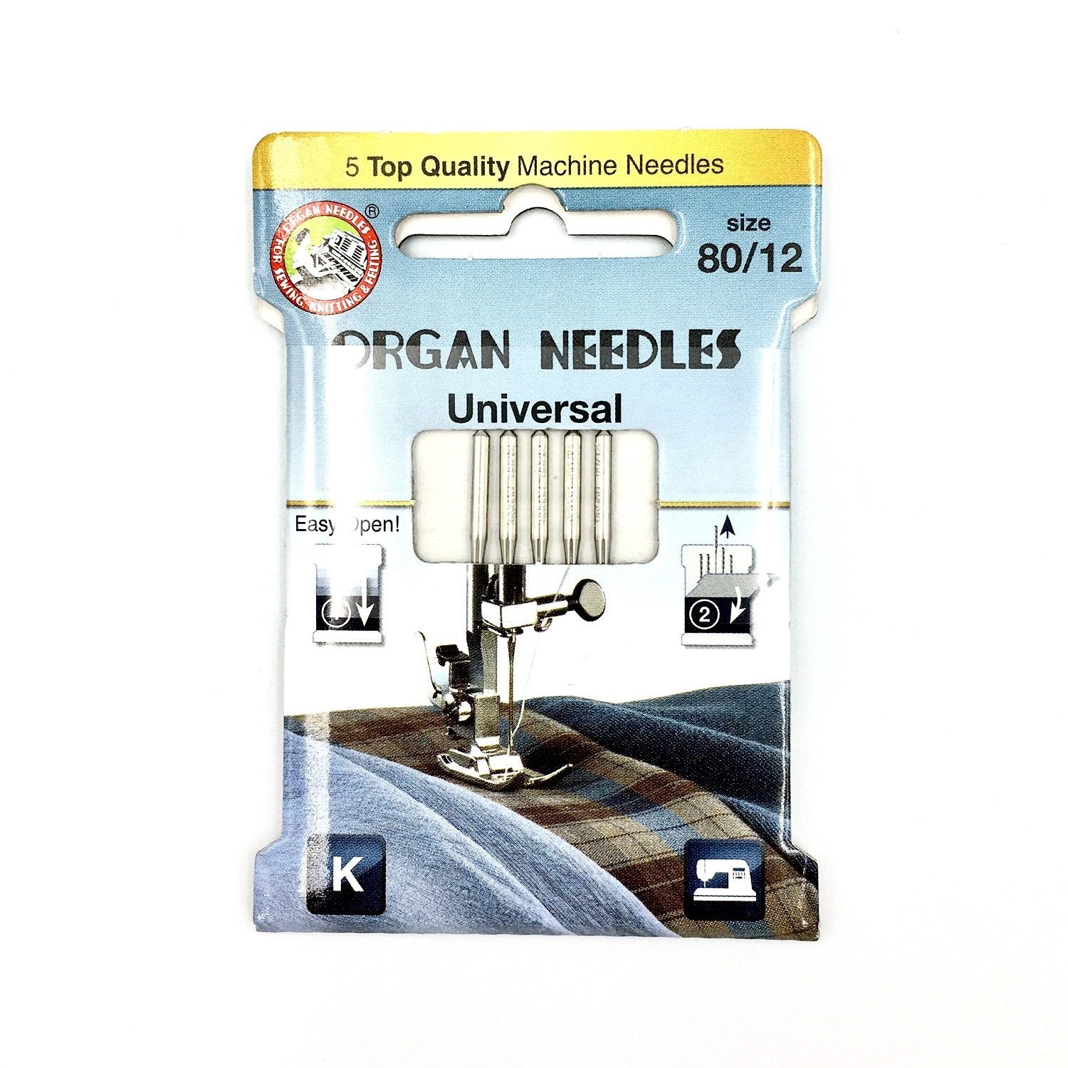 Organ Needles Universal Size 80/12 by Organ