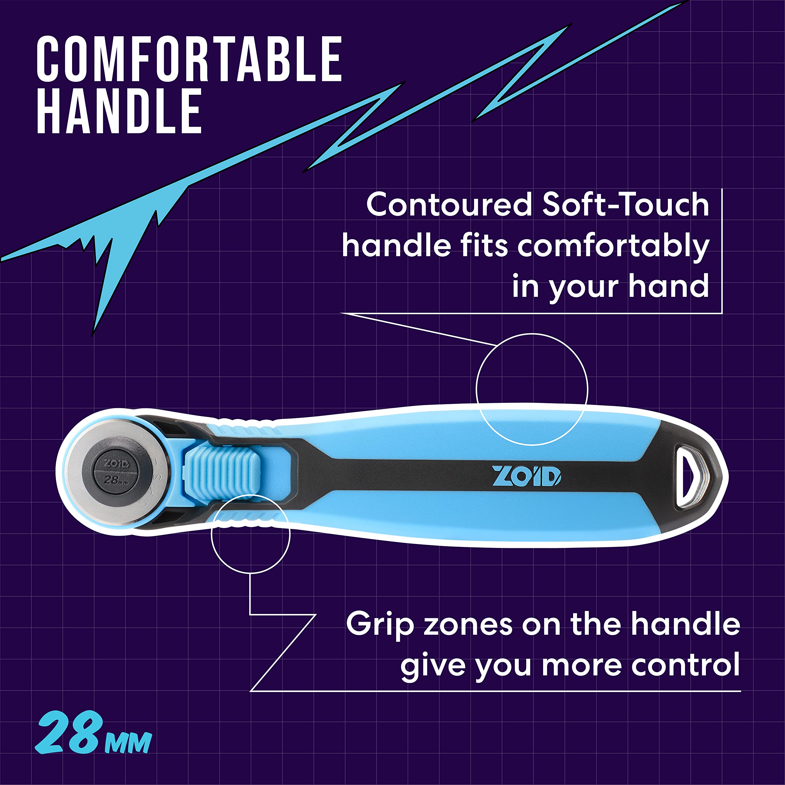 Zoid Rotary Refills, Cutting Wheel Blade Refills, Rotary Cutter Blades for Free-Hand Cutting and Crafting Projects